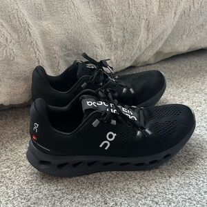 On Cloud Black Athletic Sneakers